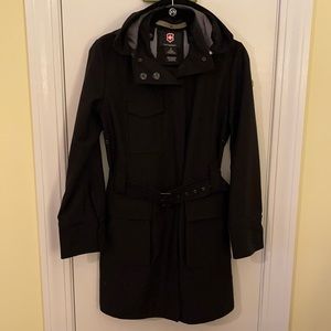 Victorinox trench coat black size S